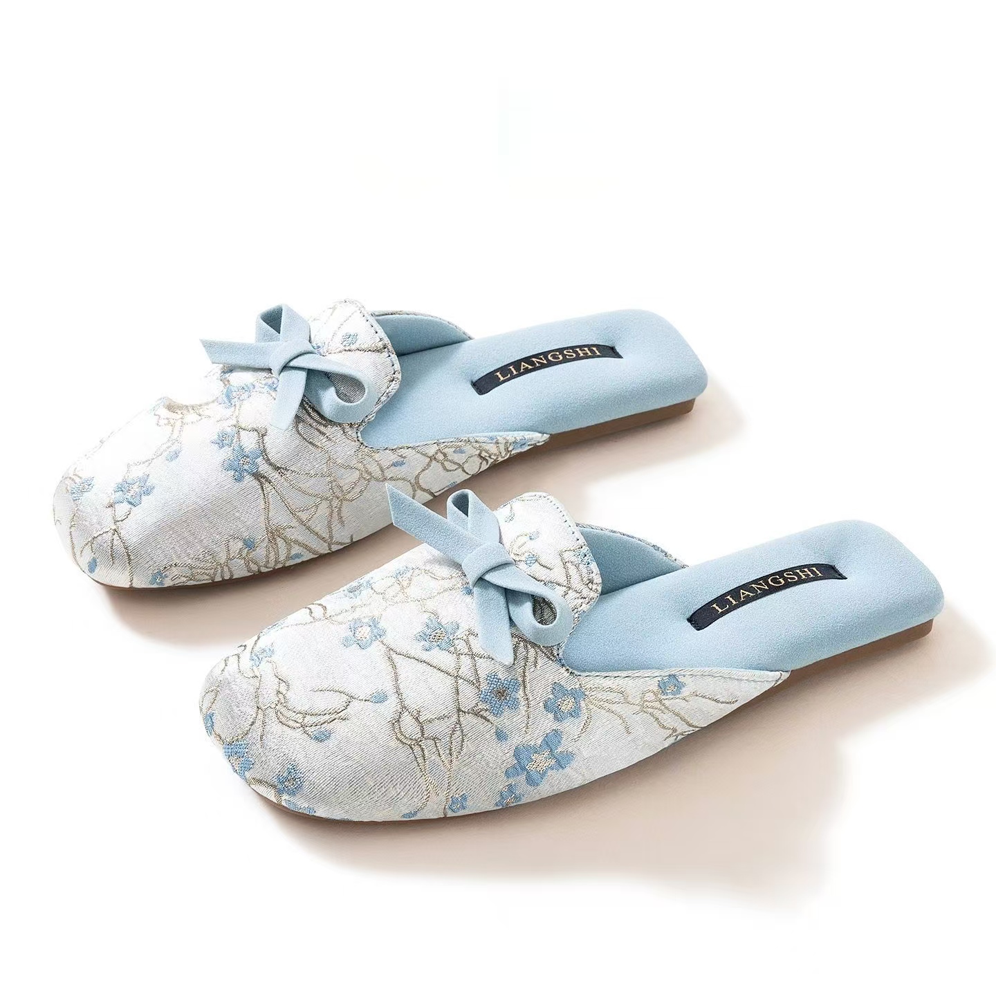 Women's Silk Print Baotou Home - Ethnic Style recension och pris