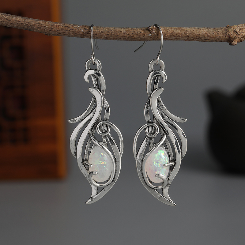 Antique Silver Hollow Flame Sh - Ethnic Fashion Wear For Women recension och pris