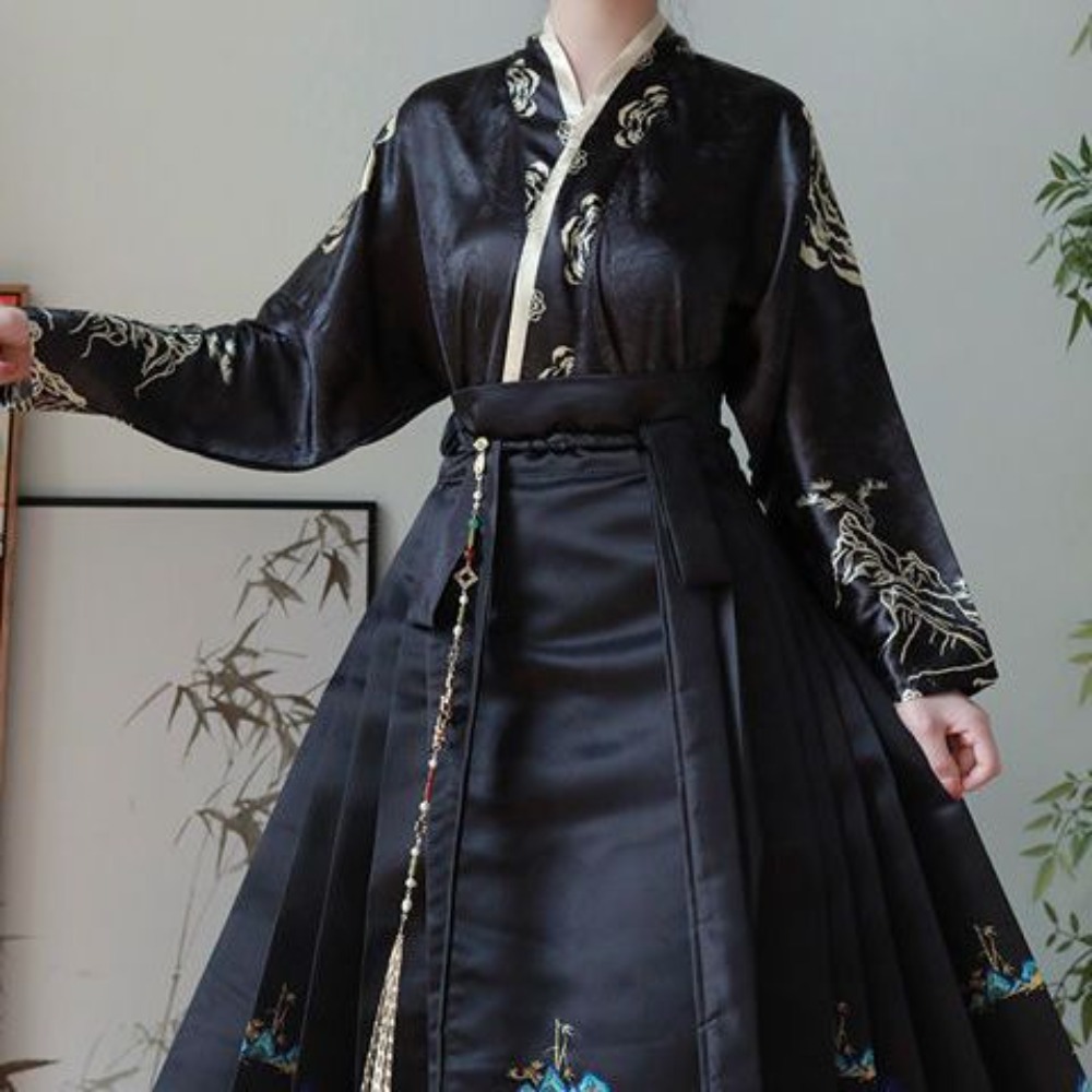 Original Ming Dynasty Hanfu Se - Hanbok Modern Set recension och pris