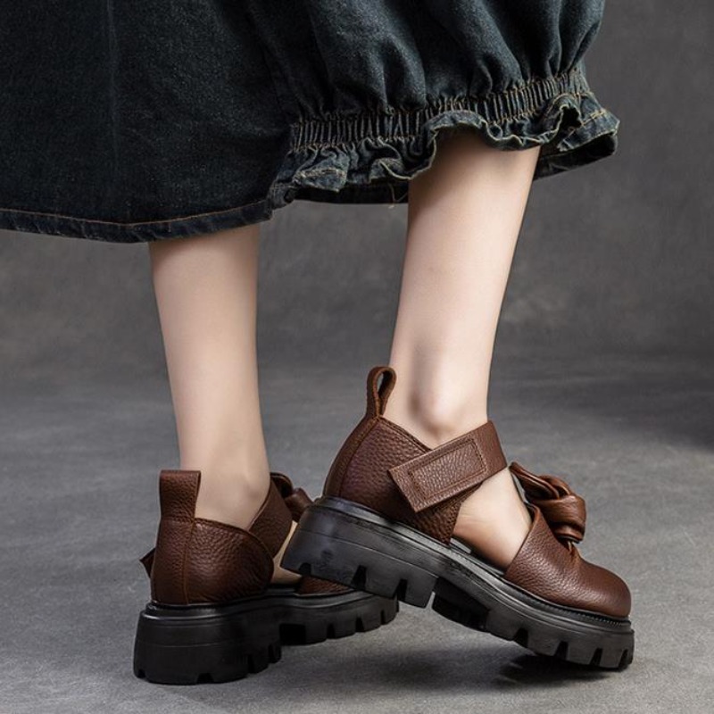5cm Ethnic Knot Platform Wedge - Ethnic Fashion For Women recension och pris