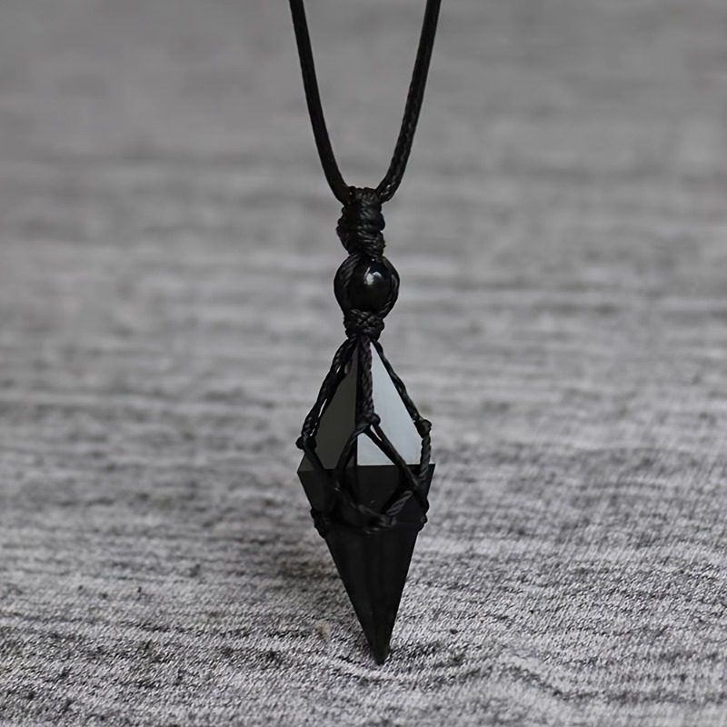 Black Obsidian Arrowhead Cryst - Ethnic Fashion Wear For Women recension och pris