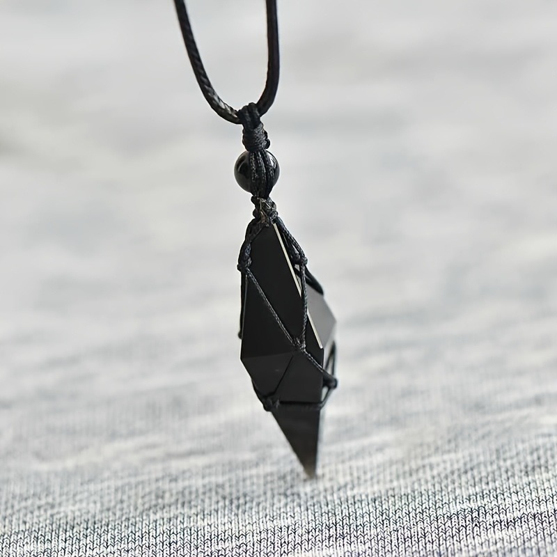Black Obsidian Arrowhead Cryst - Ethnic Fashion Wear For Women recension och pris